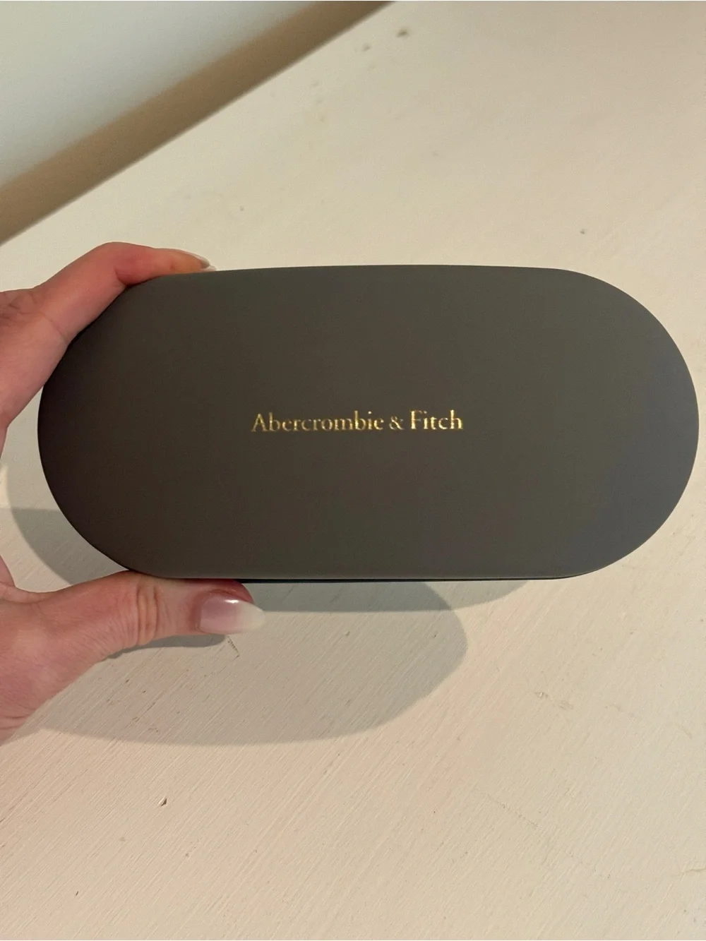 Abercrombie & Fitch Tortoiseshell Oval Sunglasses with Brown Lenses